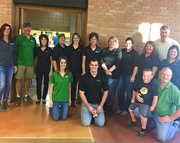 Reliabank employees volunteer to serve at The Banquet in Watertown